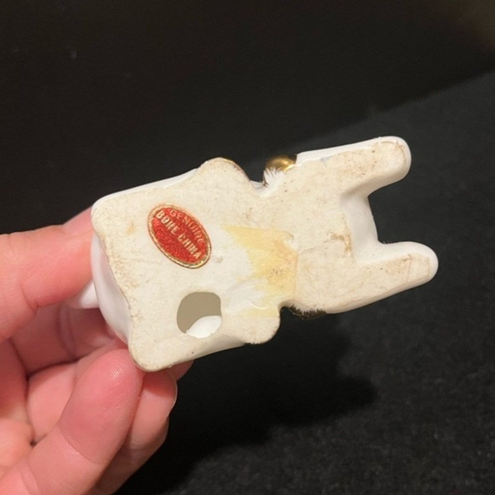 Vintage Christmas Unicorn Figurine Bone China - Picture 9 of 10